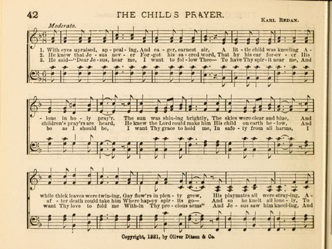 The Beacon Light: a collection of Hymns and Tunes for Sunday School page 42