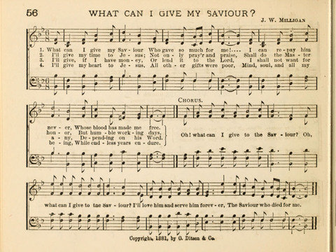 The Beacon Light: a collection of Hymns and Tunes for Sunday School page 56