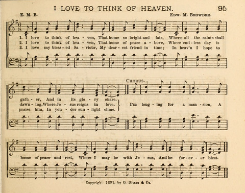 The Beacon Light: a collection of Hymns and Tunes for Sunday School page 95