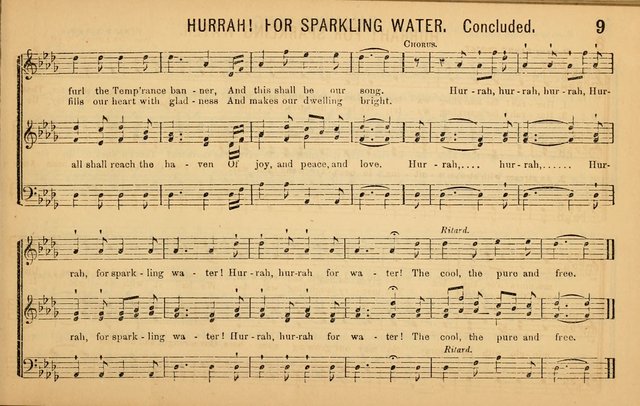 Bugle Notes for the Temperance Army: a collection of songs, quartettes, and glees, adapted to the use of all temperance gatherings, glee clubs, etc. ... page 10