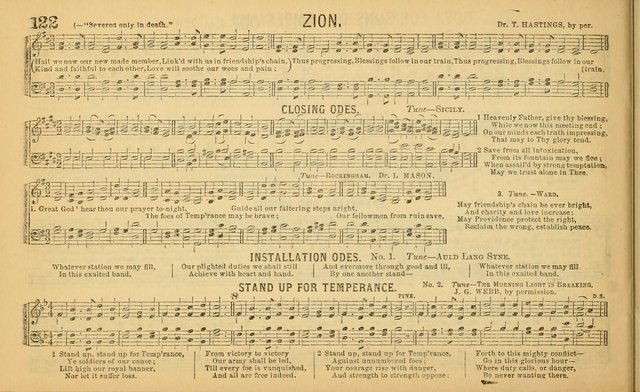 Bugle Notes for the Temperance Army: a collection of songs, quartettes, and glees, adapted to the use of all temperance gatherings, glee clubs, etc. ... page 123