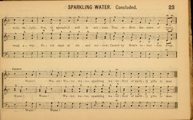 Bugle Notes for the Temperance Army: a collection of songs, quartettes, and glees, adapted to the use of all temperance gatherings, glee clubs, etc. ... page 24