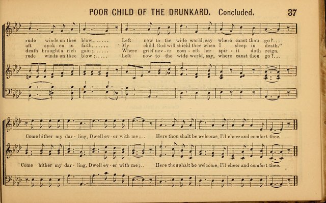 Bugle Notes for the Temperance Army: a collection of songs, quartettes, and glees, adapted to the use of all temperance gatherings, glee clubs, etc. ... page 38