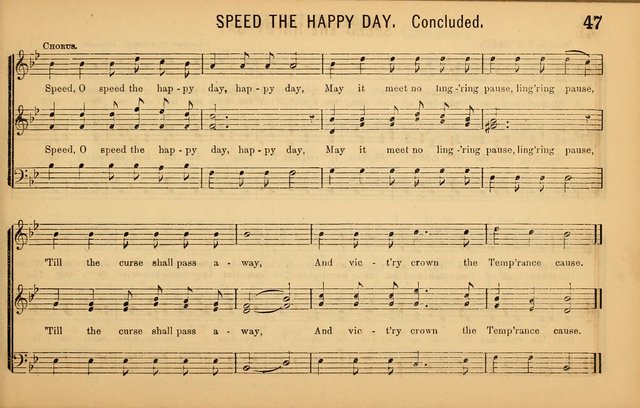 Bugle Notes for the Temperance Army: a collection of songs, quartettes, and glees, adapted to the use of all temperance gatherings, glee clubs, etc. ... page 48