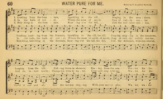 Bugle Notes for the Temperance Army: a collection of songs, quartettes, and glees, adapted to the use of all temperance gatherings, glee clubs, etc. ... page 61