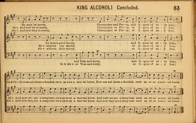 Bugle Notes for the Temperance Army: a collection of songs, quartettes, and glees, adapted to the use of all temperance gatherings, glee clubs, etc. ... page 86