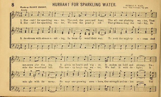 Bugle Notes for the Temperance Army: a collection of songs, quartettes, and glees, adapted to the use of all temperance gatherings, glee clubs, etc. ... page 9