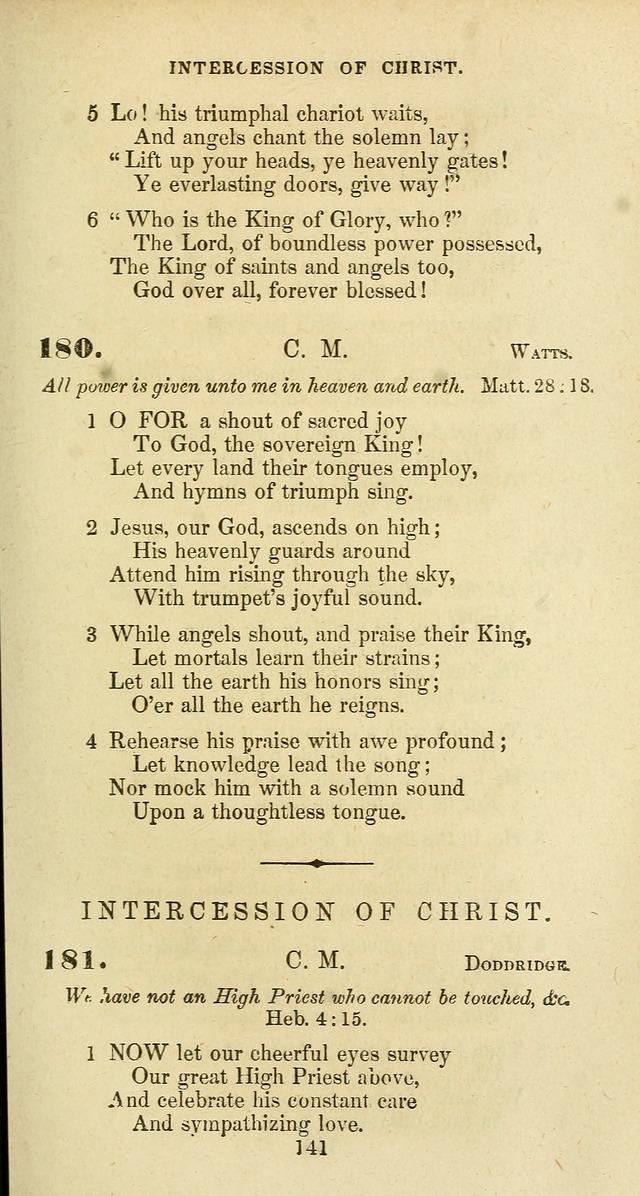 The Baptist Psalmody: a selection of hymns for the worship of God page 141