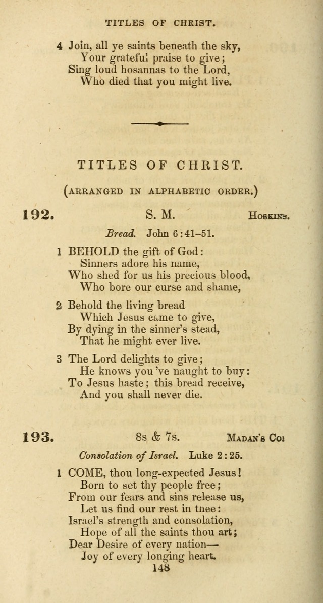 The Baptist Psalmody: a selection of hymns for the worship of God page 148