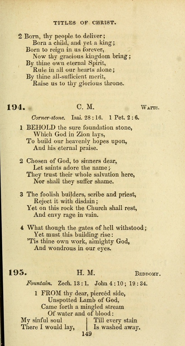 The Baptist Psalmody: a selection of hymns for the worship of God page 149