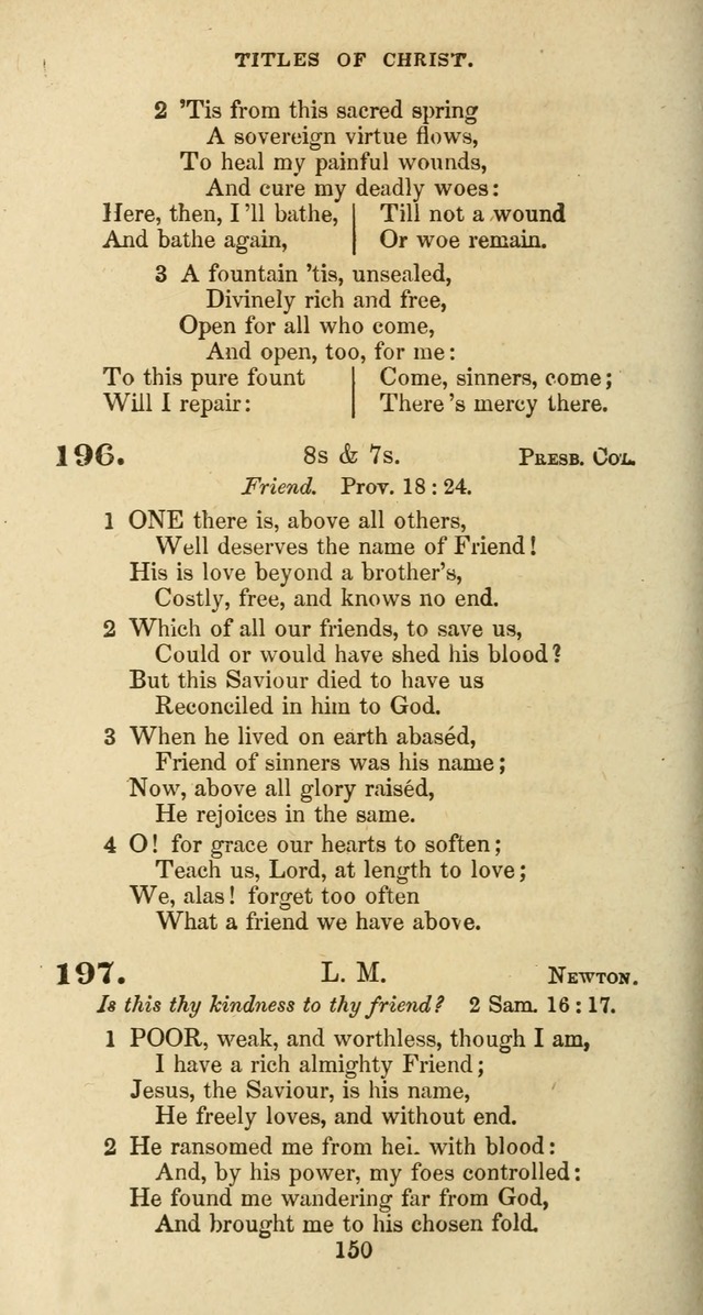 The Baptist Psalmody: a selection of hymns for the worship of God page 150