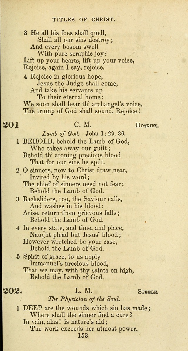 The Baptist Psalmody: a selection of hymns for the worship of God page 153