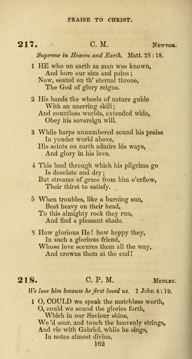 The Baptist Psalmody: a selection of hymns for the worship of God page 162