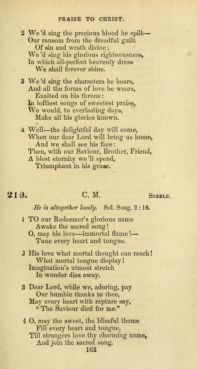 The Baptist Psalmody: a selection of hymns for the worship of God page 163