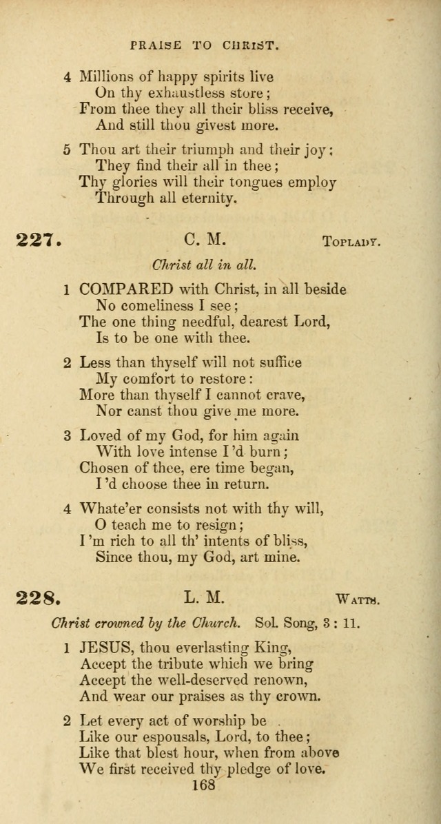 The Baptist Psalmody: a selection of hymns for the worship of God page 168