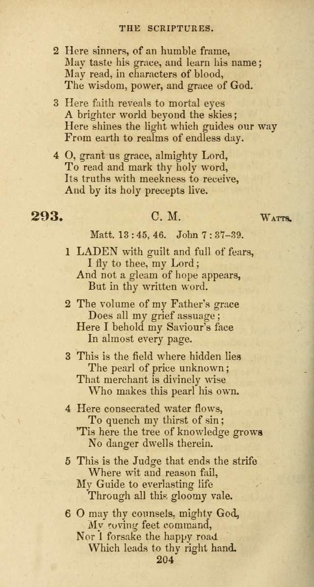 The Baptist Psalmody: a selection of hymns for the worship of God page 204