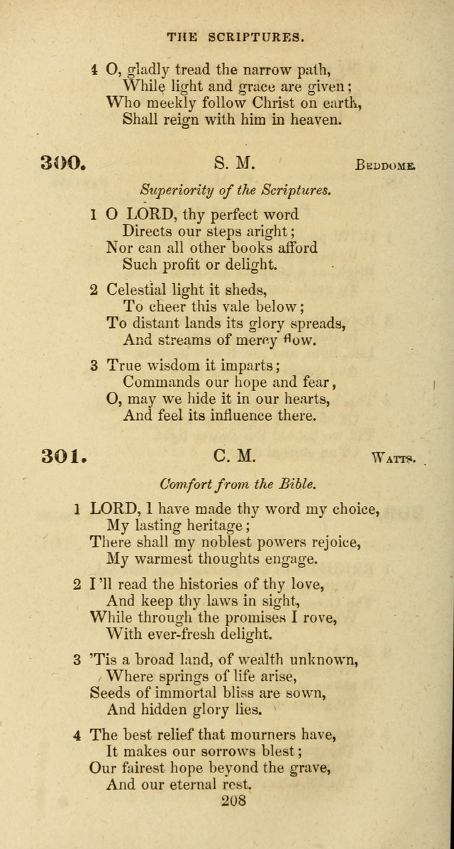 The Baptist Psalmody: a selection of hymns for the worship of God page 208