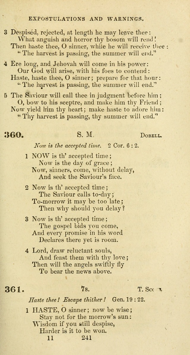 The Baptist Psalmody: a selection of hymns for the worship of God page 241