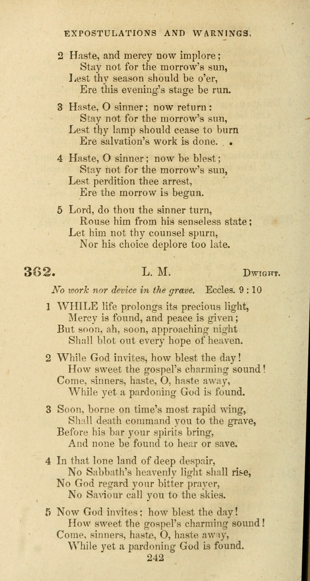 The Baptist Psalmody: a selection of hymns for the worship of God page 242