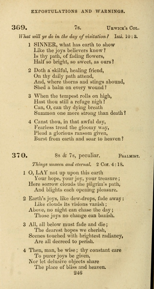 The Baptist Psalmody: a selection of hymns for the worship of God page 246