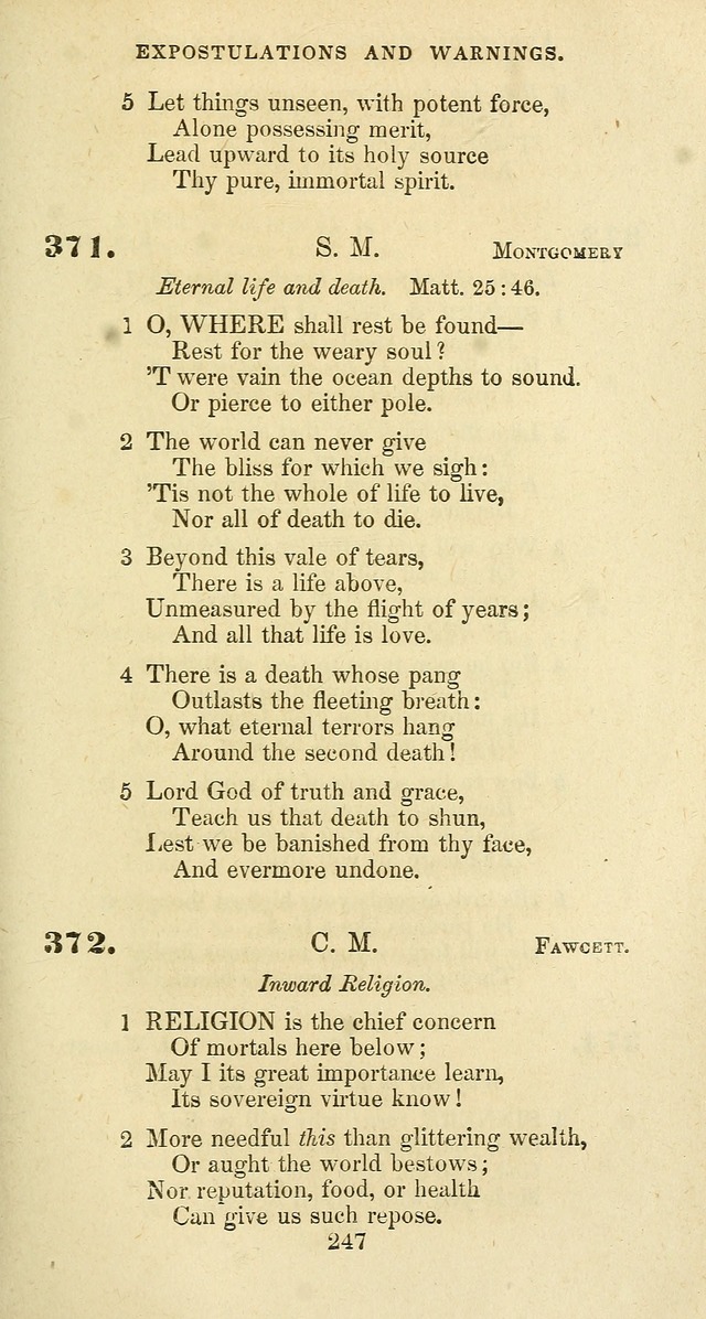 The Baptist Psalmody: a selection of hymns for the worship of God page 247