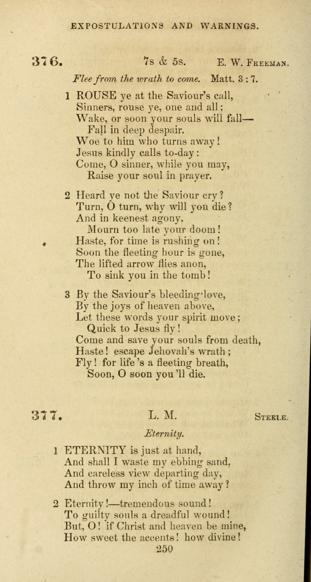 The Baptist Psalmody: a selection of hymns for the worship of God page 250