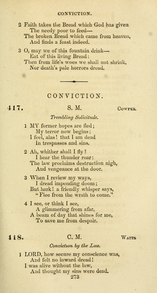 The Baptist Psalmody: a selection of hymns for the worship of God page 273