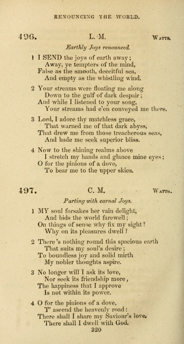 The Baptist Psalmody: a selection of hymns for the worship of God page 320