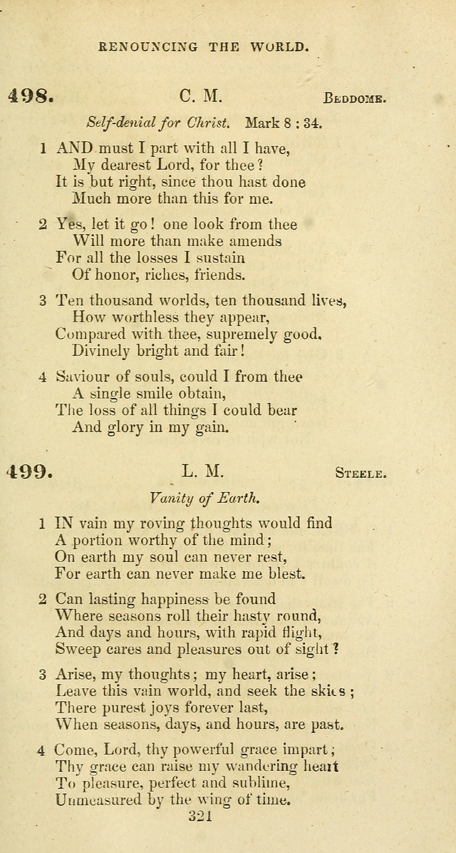 The Baptist Psalmody: a selection of hymns for the worship of God page 321