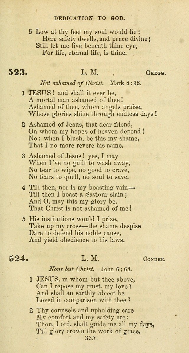 The Baptist Psalmody: a selection of hymns for the worship of God page 335