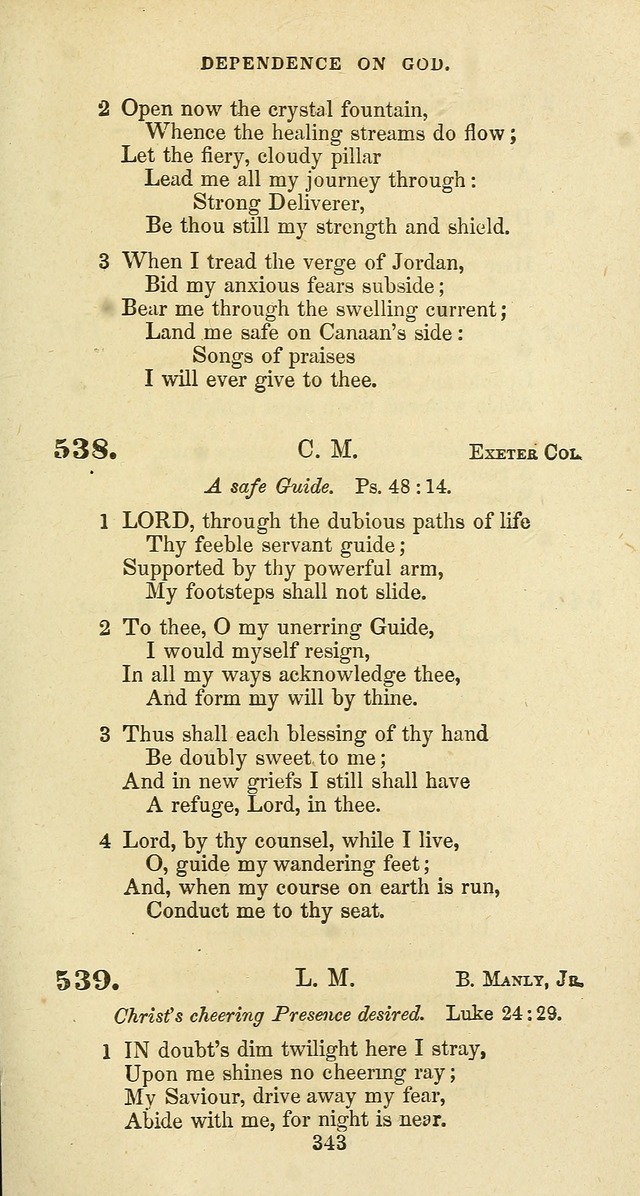 The Baptist Psalmody: a selection of hymns for the worship of God page 343