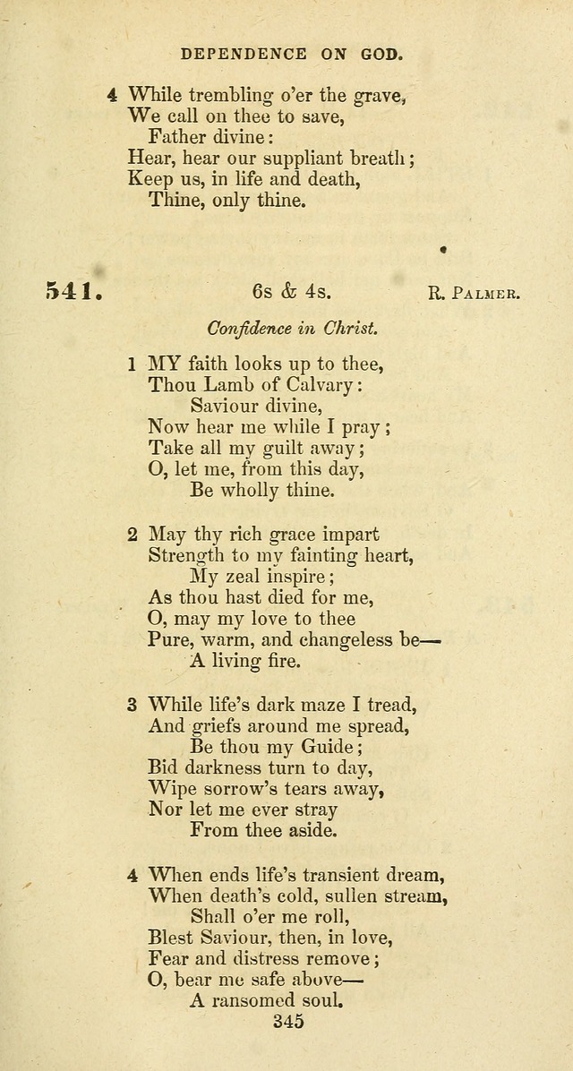 The Baptist Psalmody: a selection of hymns for the worship of God page 345