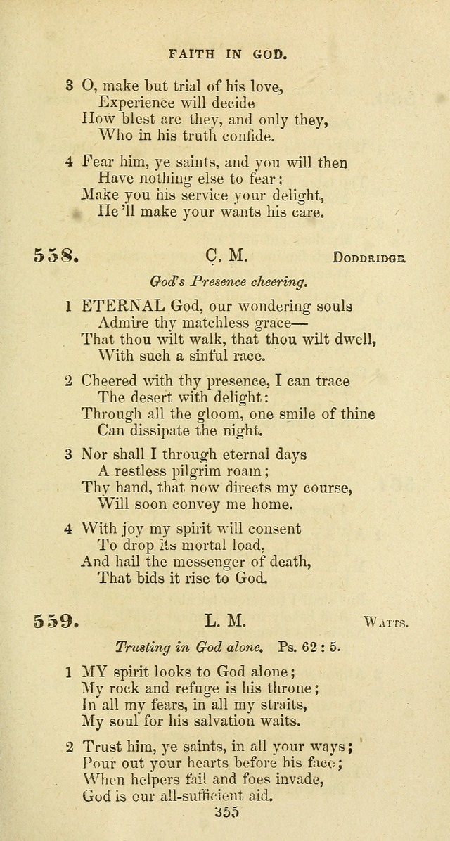 The Baptist Psalmody: a selection of hymns for the worship of God page 355