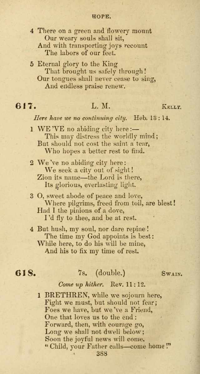 The Baptist Psalmody: a selection of hymns for the worship of God page 388