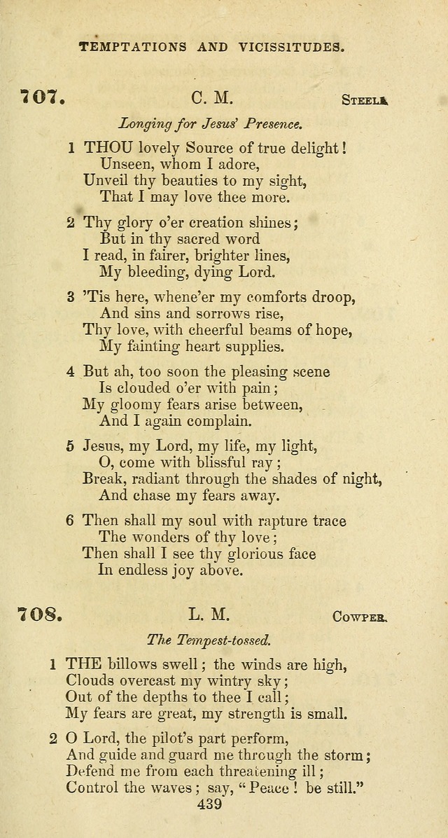 The Baptist Psalmody: a selection of hymns for the worship of God page 439