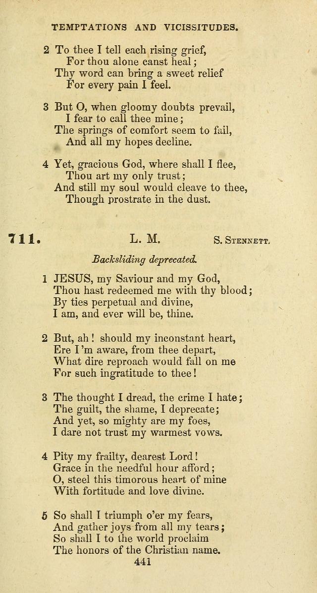 The Baptist Psalmody: a selection of hymns for the worship of God page 441