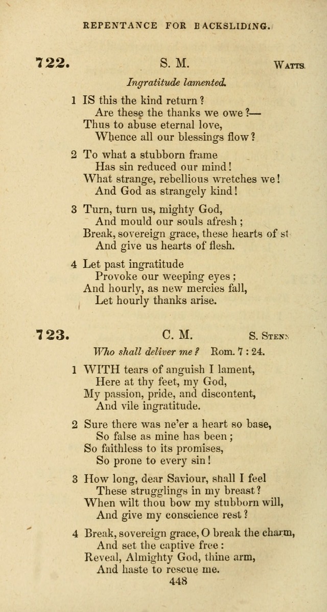 The Baptist Psalmody: a selection of hymns for the worship of God page 448