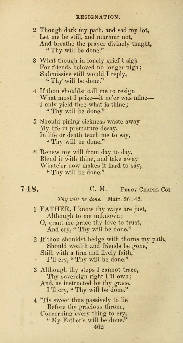 The Baptist Psalmody: a selection of hymns for the worship of God page 462