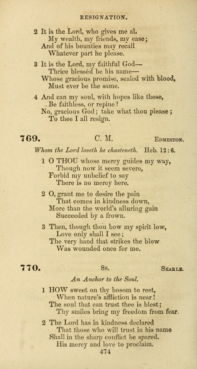 The Baptist Psalmody: a selection of hymns for the worship of God page 474