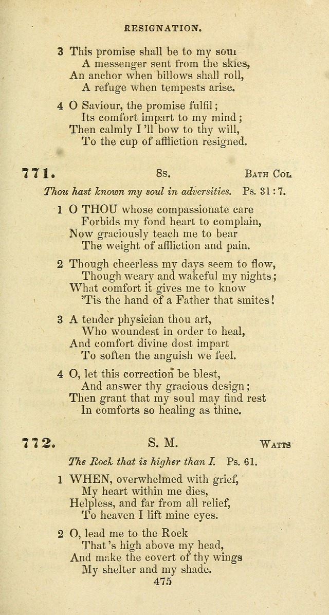 The Baptist Psalmody: a selection of hymns for the worship of God page 475