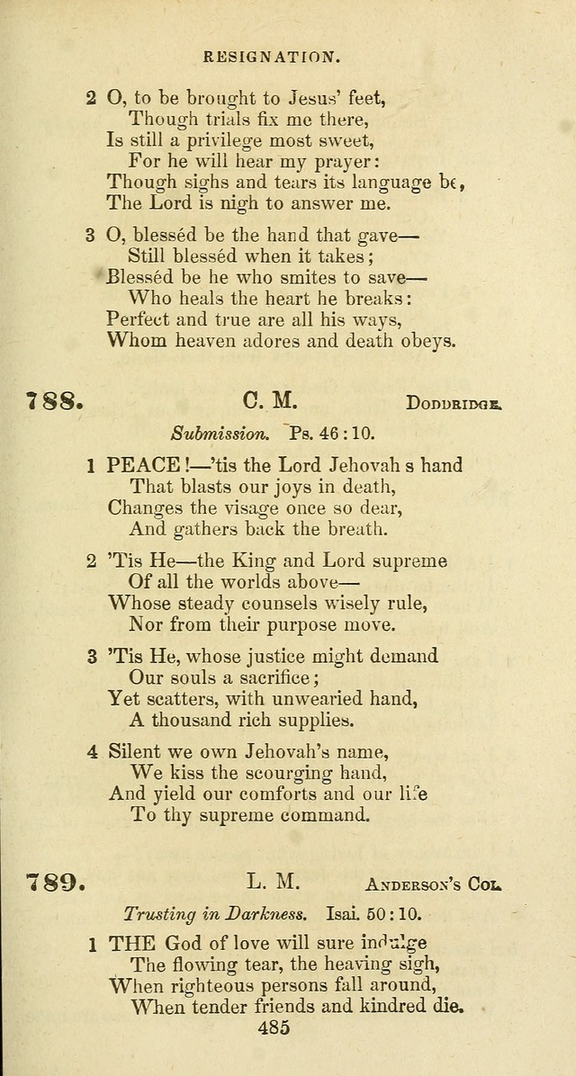 The Baptist Psalmody: a selection of hymns for the worship of God page 485