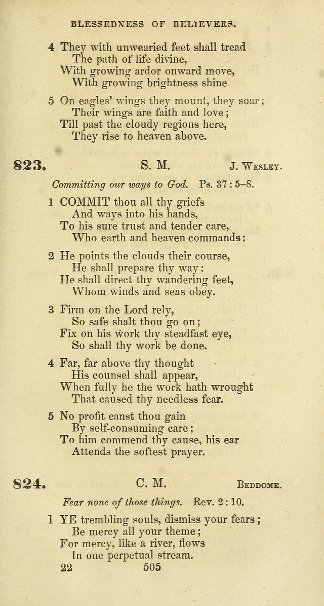 The Baptist Psalmody: a selection of hymns for the worship of God page 505