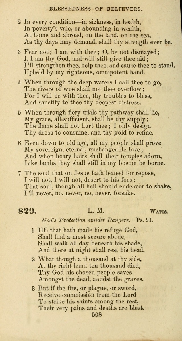 The Baptist Psalmody: a selection of hymns for the worship of God page 508