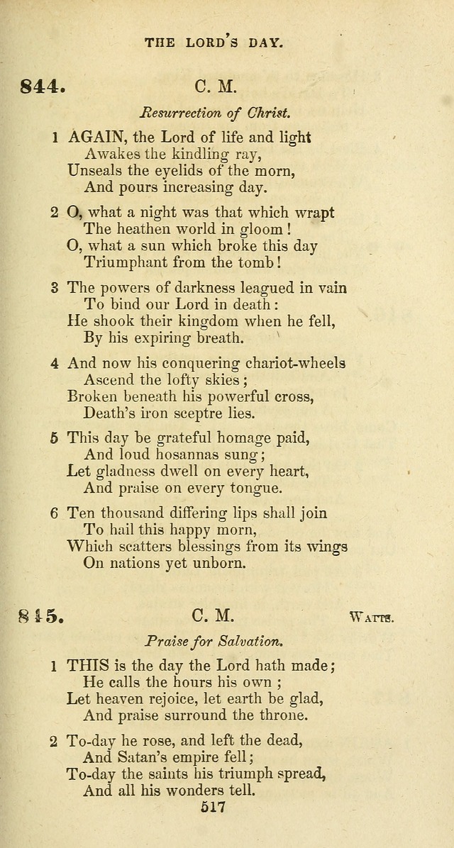 The Baptist Psalmody: a selection of hymns for the worship of God page 517