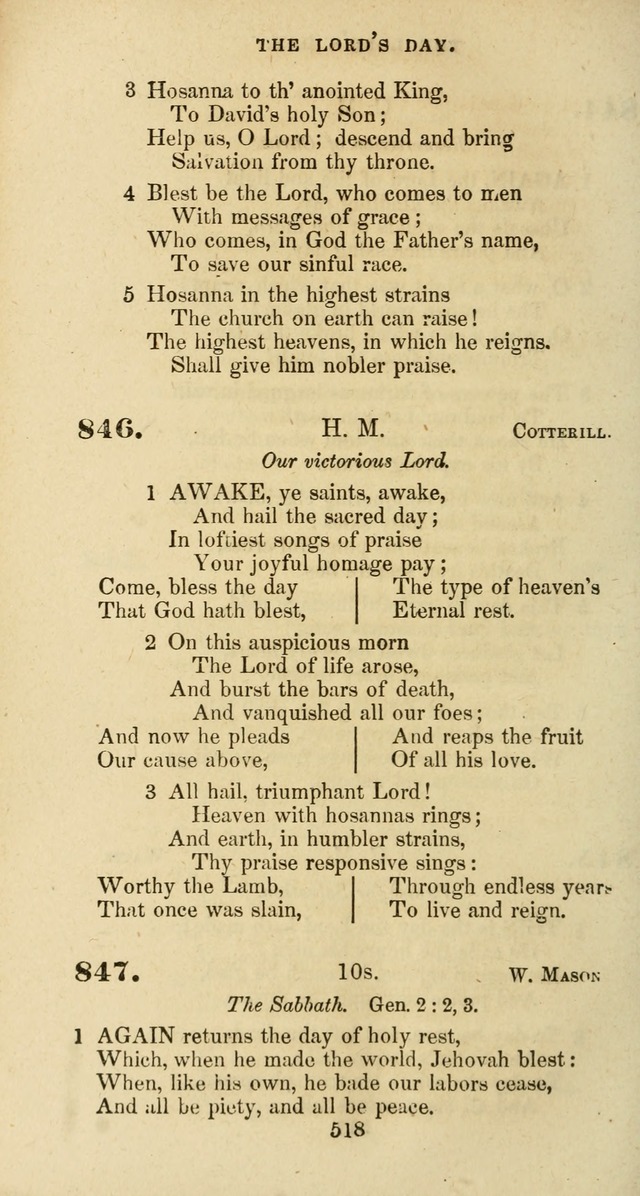 The Baptist Psalmody: a selection of hymns for the worship of God page 518