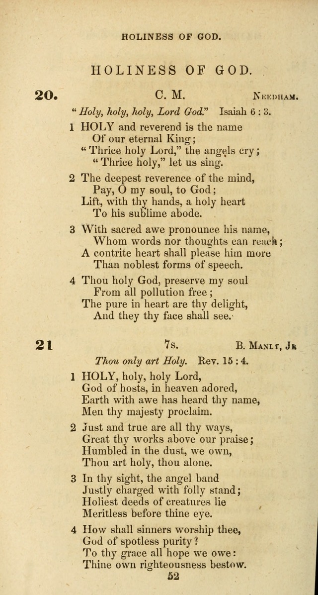 The Baptist Psalmody: a selection of hymns for the worship of God page 52