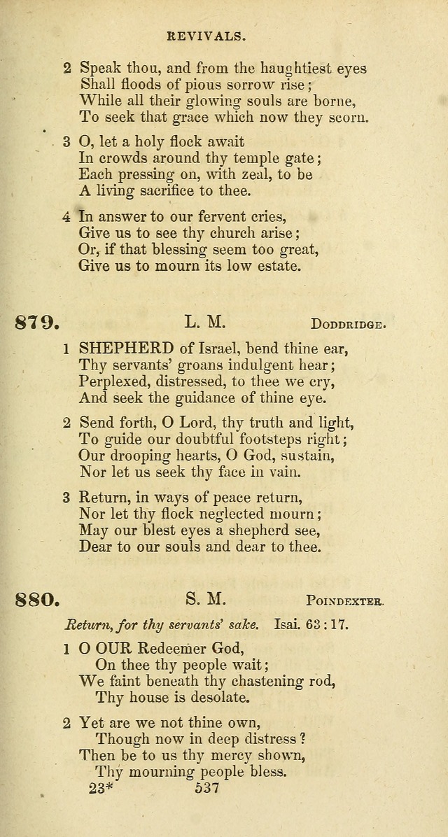 The Baptist Psalmody: a selection of hymns for the worship of God page 537