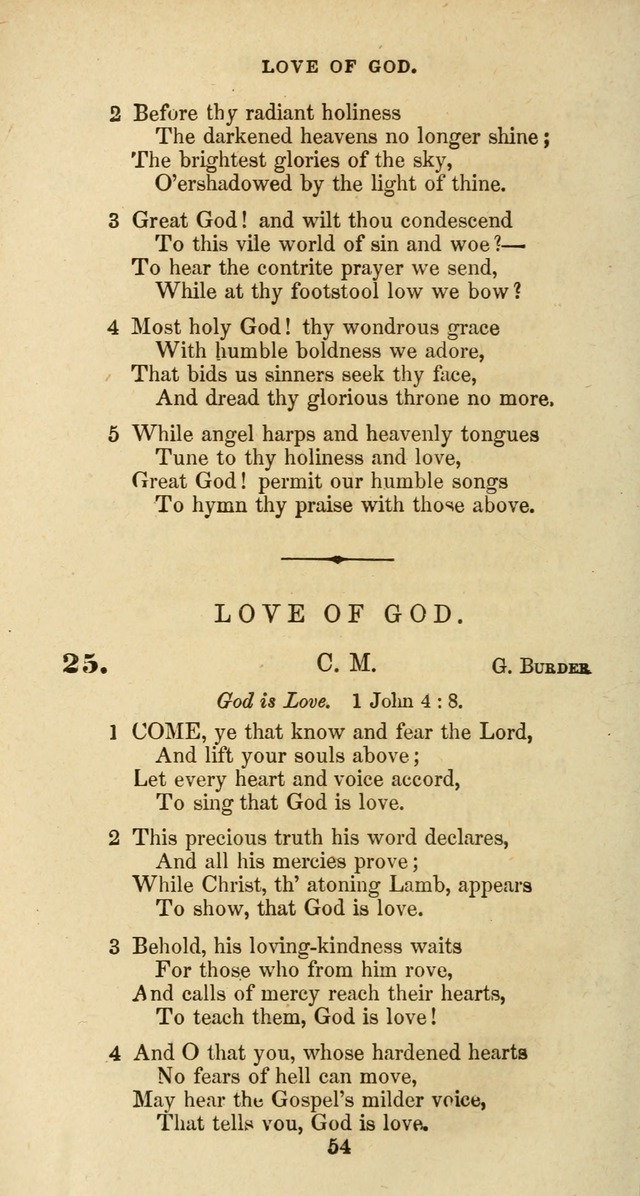 The Baptist Psalmody: a selection of hymns for the worship of God page 54