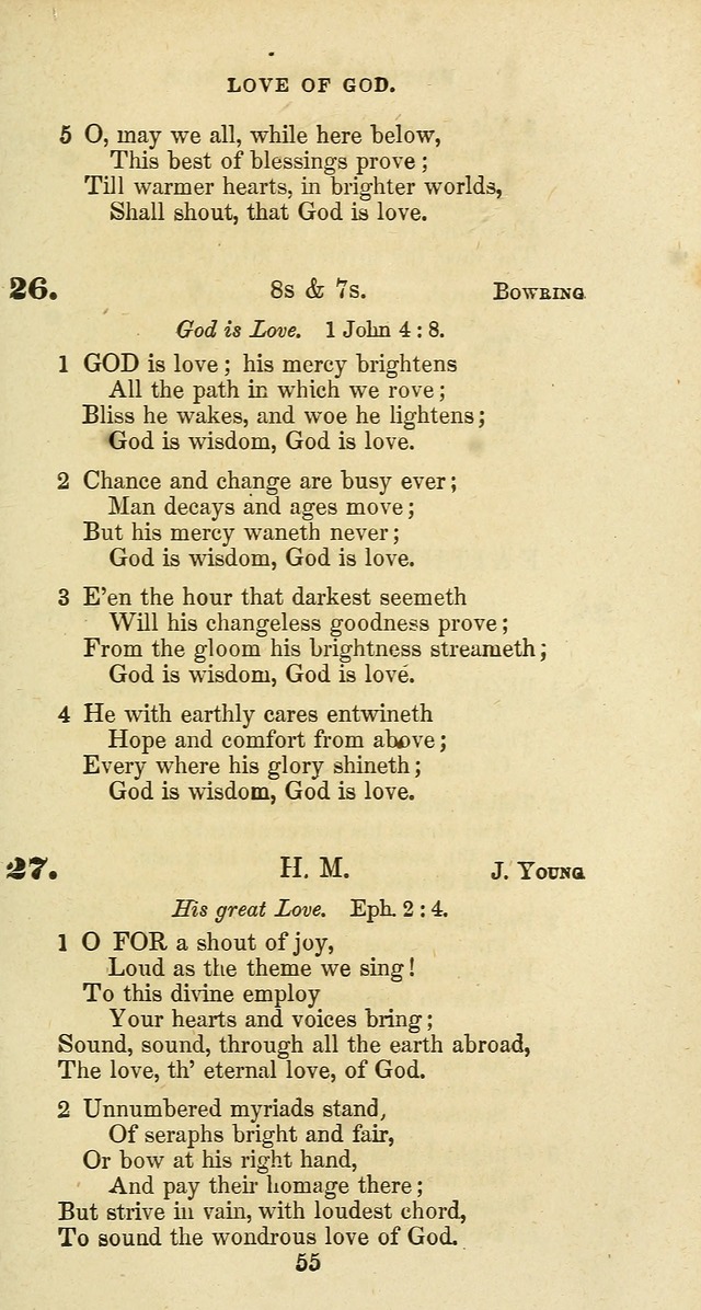 The Baptist Psalmody: a selection of hymns for the worship of God page 55