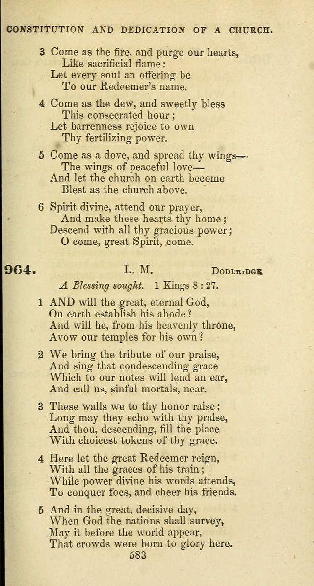 The Baptist Psalmody: a selection of hymns for the worship of God page 583